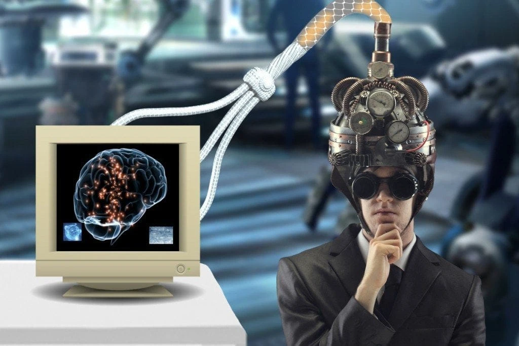 Futuristic immersive Spaietacle environment showing digital space, holographic light effects, and interactive cinematic experience